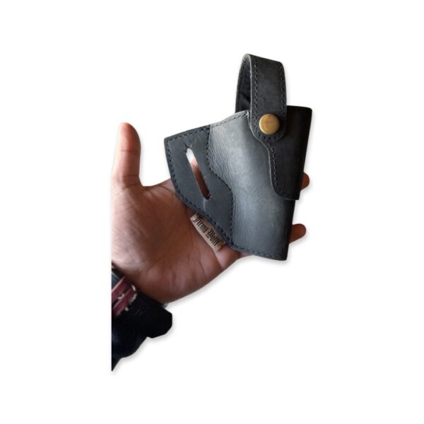 Plain Black Round Holster